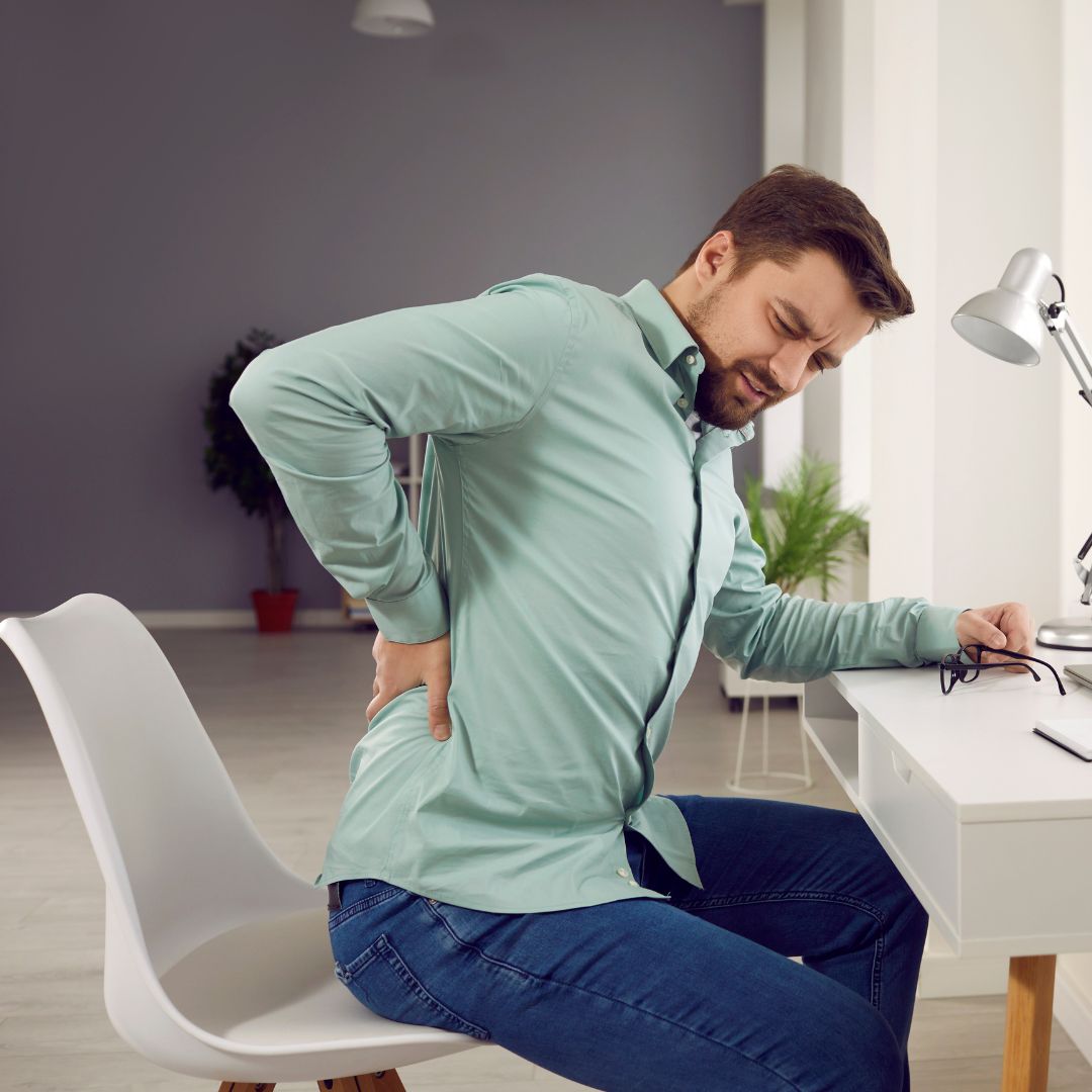best sitting position for lower back pain